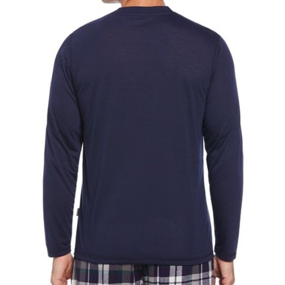 Perry Ellis Portfolio Solid Long Sleeve Pajama Shirt NWT - Picture 2 of 2
